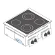 Appareil de cuisine encastrable Drop-in TECNOINOX 136008
