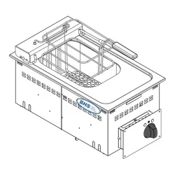 Appareil de cuisine encastrable Drop-in TECNOINOX 136030