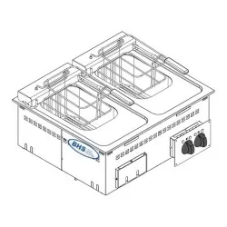 Appareil de cuisine encastrable Drop-in TECNOINOX 136033