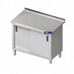 Table de travail avec porte coulissante Stalgast 980186160