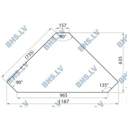 Table de coin Stalgast ST240111