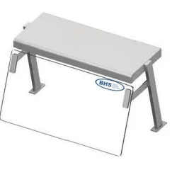 Verre de protection avec étagère Stalgast ST250081