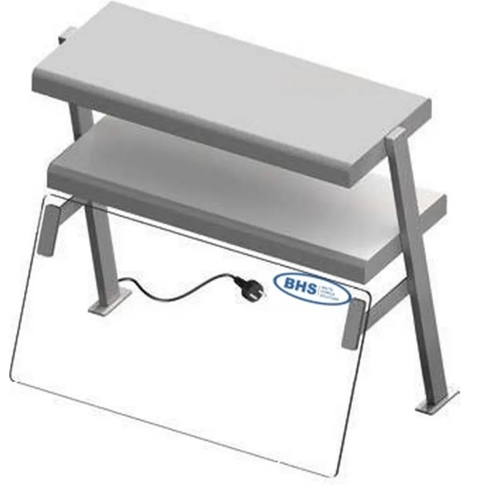 Verre de protection thermique avec étagère chauffante Stalgast ST254101