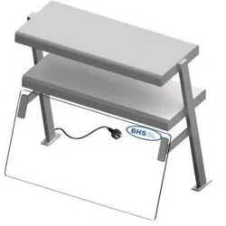 Verre de protection thermique avec étagère chauffante Stalgast ST254101