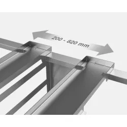Accessoire pour four à convection et de boulangerie Novameta OG12-IRK-90/70/71