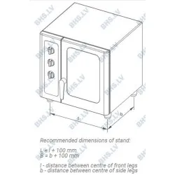 Accessoire pour four à convection et de boulangerie Novameta OG6-PR1-50/60/50