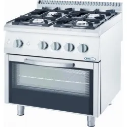 Cuisinière à gaz avec four Stalgast 9715310