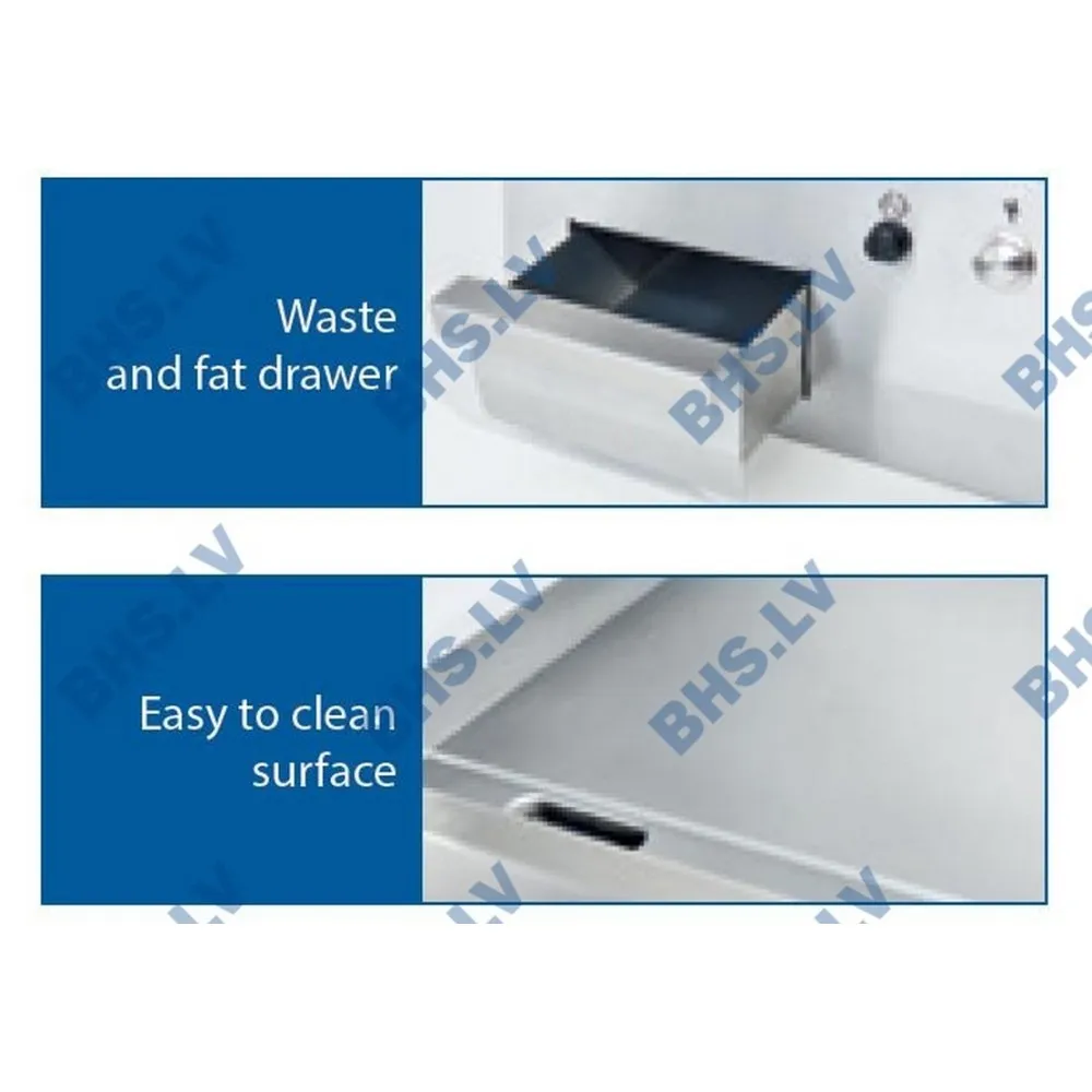 Plaque de gril à gaz Roller-grill PSI600G