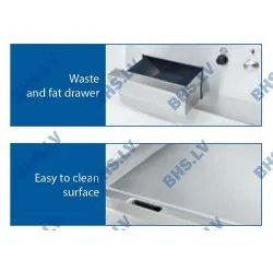 Plaque de gril à gaz Roller-grill PSR400G