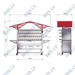 Accessoire pour barbecue Elangrill IS35C