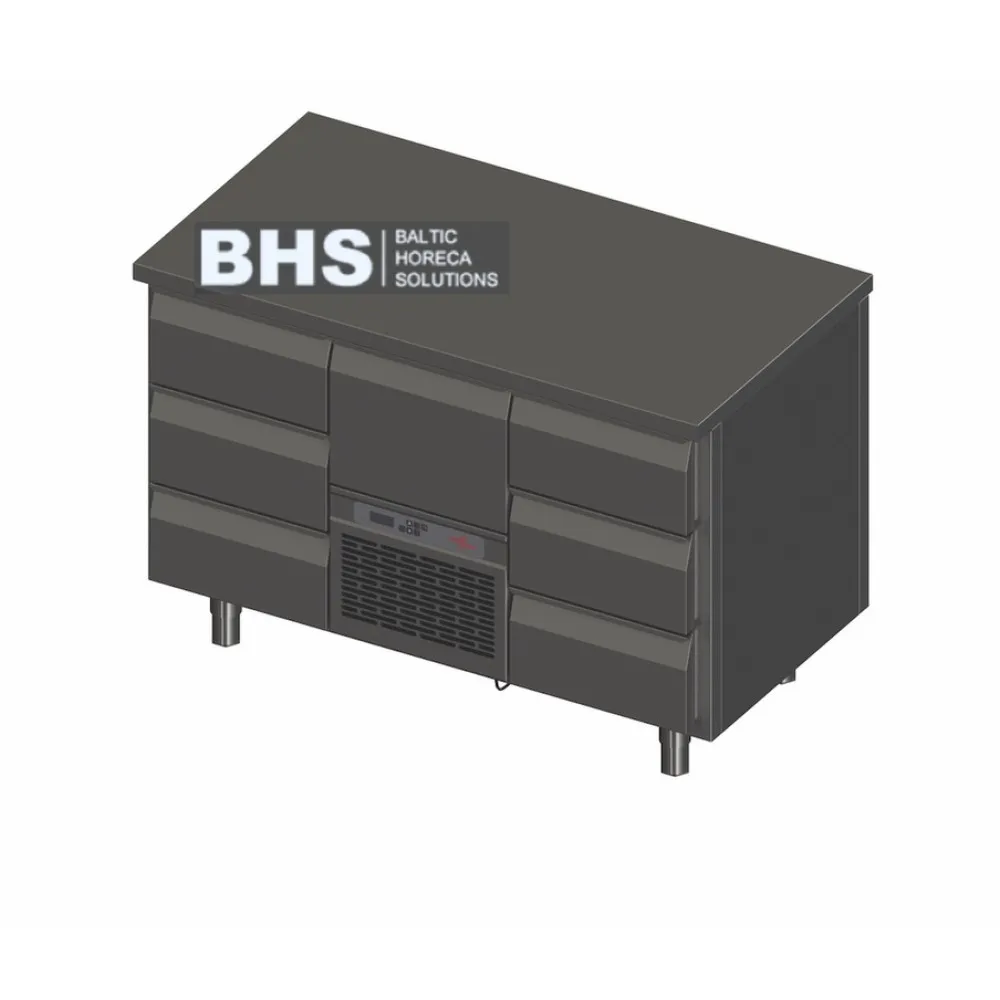 Congélateur de comptoir à tiroirs Novameta BHS-FP0-N222-130/70/90