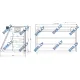 Petite vitrine de comptoir UNIS COOL 104R700