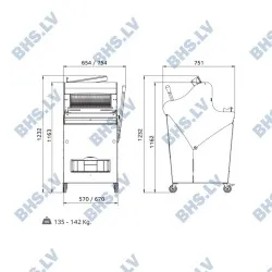 Trancheuse à pain ROLLMATIC MG-C42S