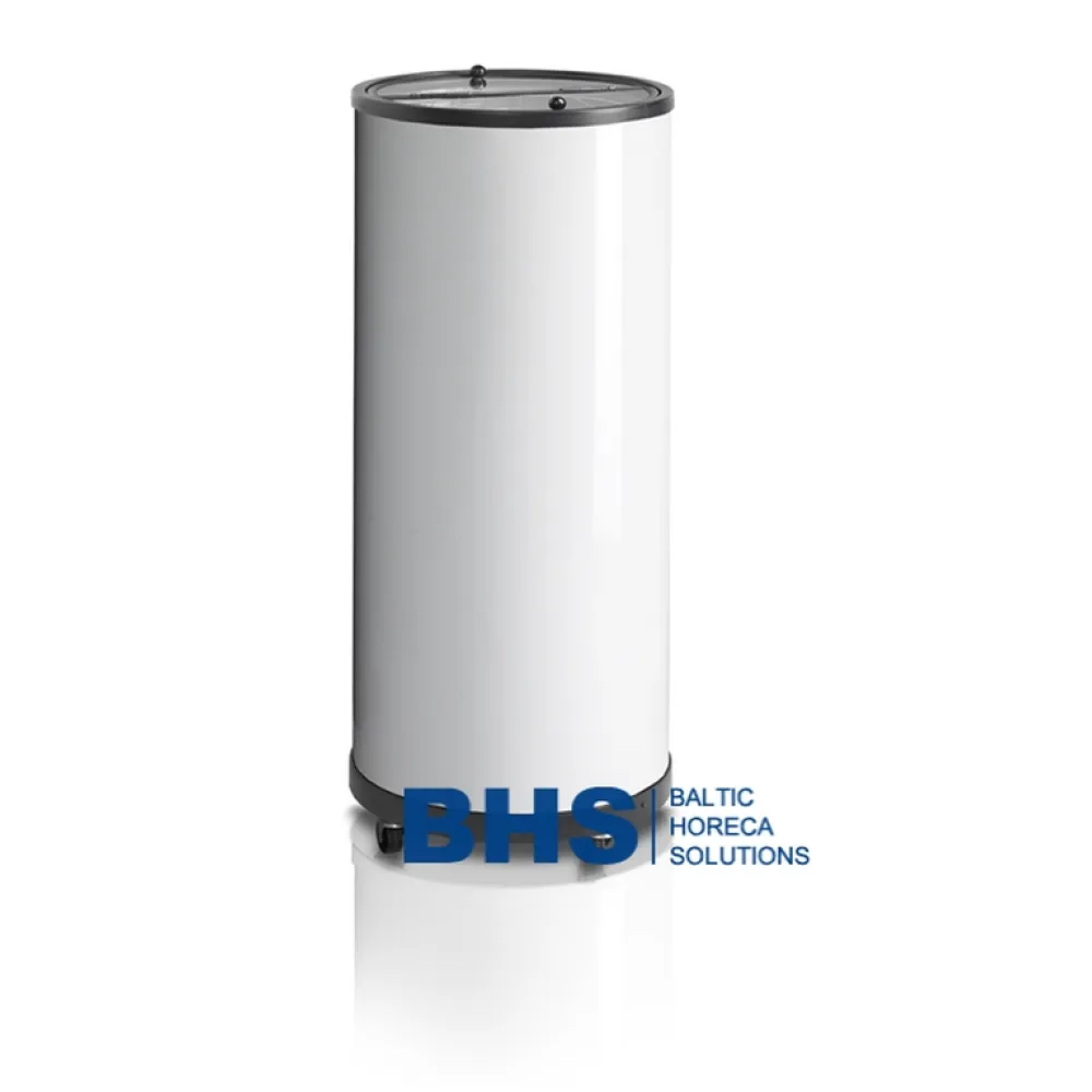 Vitrine cylindrique pour canettes TEFCOLD CC55