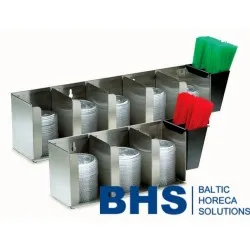 Support organisateur pour couvercle de gobelet jetable BHS-HoReCa BHS460035