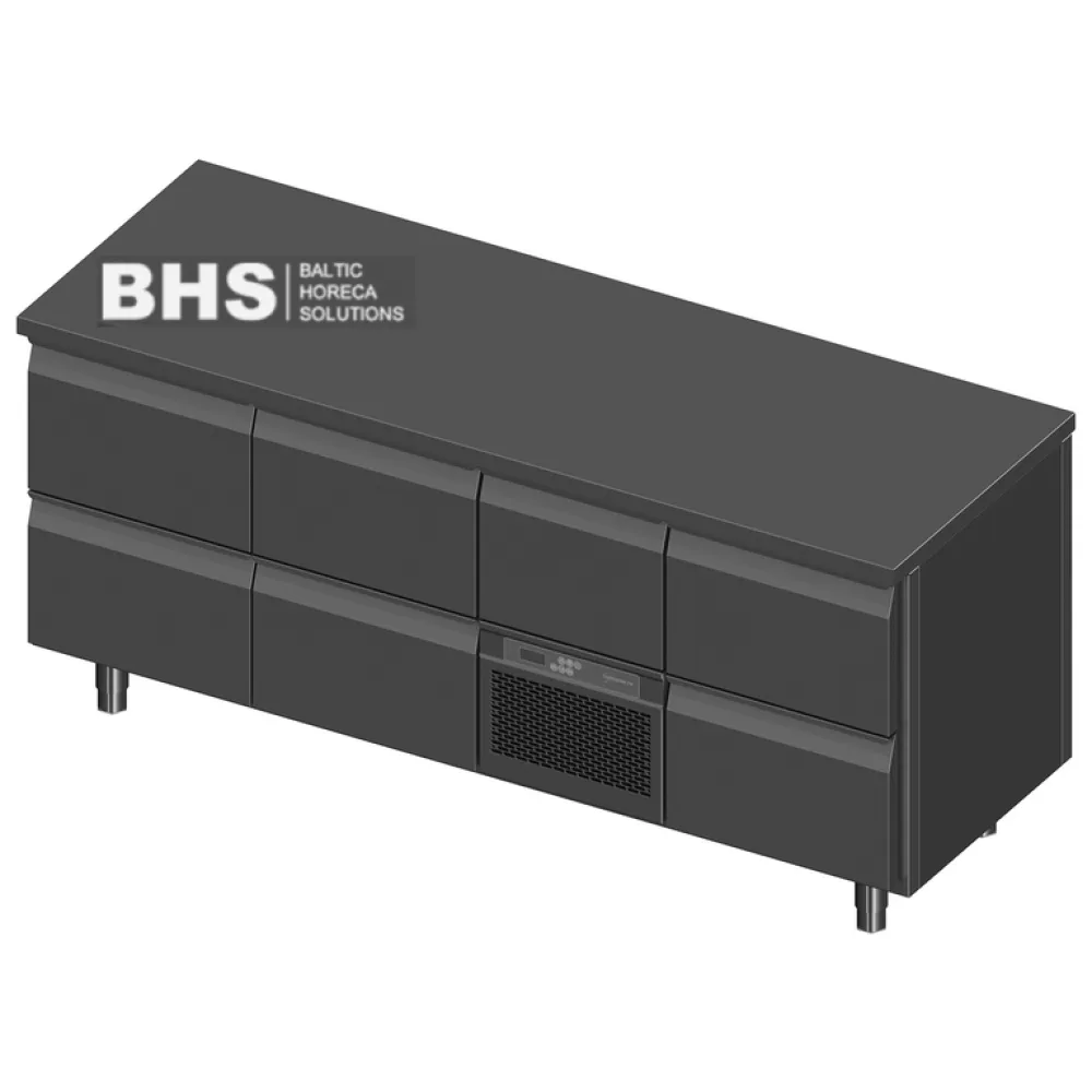 Table réfrigérée pour caisses et bouteilles Novameta BHS-FP0-E317-196/70/90