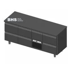 Table réfrigérée avec tiroirs Novameta BHS-FP0-E313-172/70/90