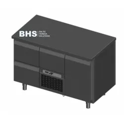 Congélateur de comptoir à tiroirs Novameta BHS-FP0-N230-130/70/90