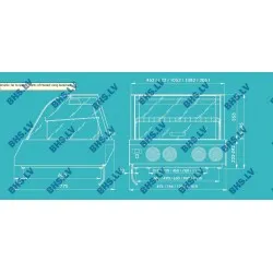 Petite vitrine de comptoir UNIS COOL 1140120