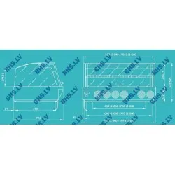Petite vitrine de comptoir UNIS COOL 1140420