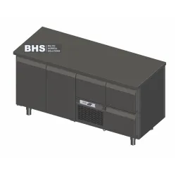 Table réfrigérée avec tiroirs Novameta BHS-FP0-E332-172/70/90