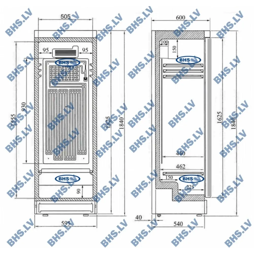 Réfrigérateur TEFCOLD SD1380