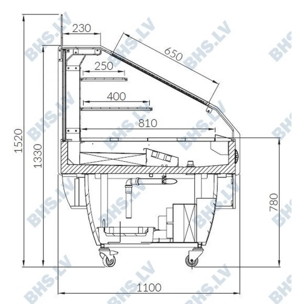 Vitrine IGLOO MXM125