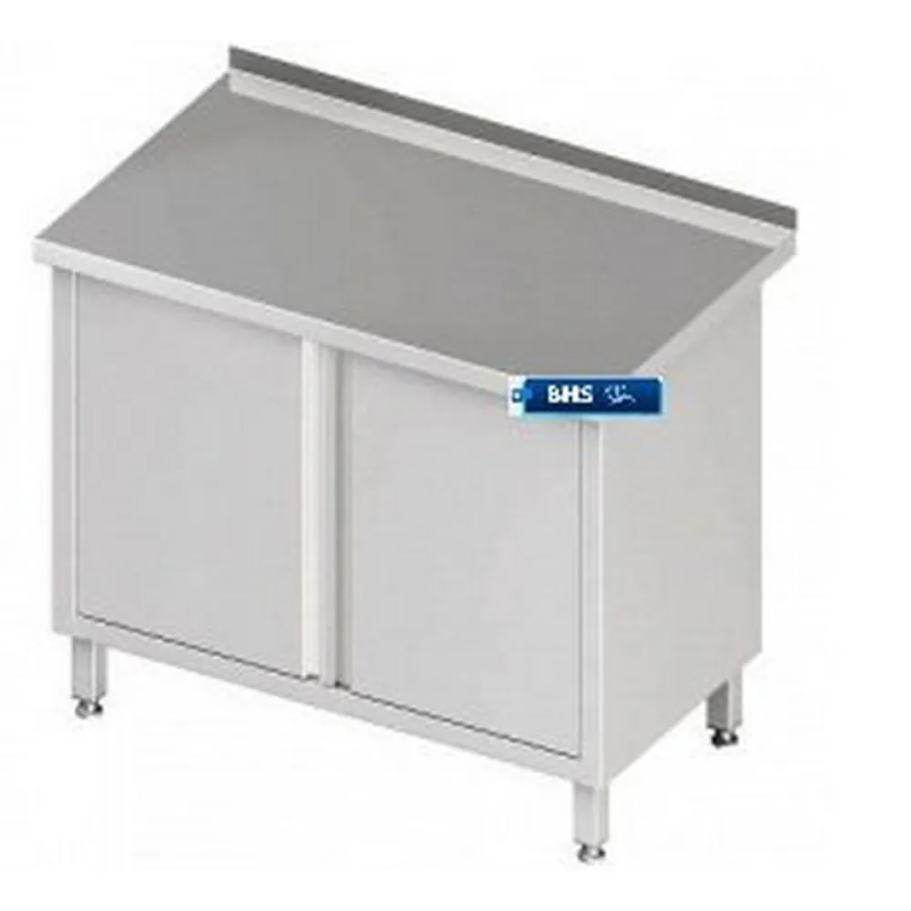 Table métallique avec portes battantes Novameta DPO-VLU-110/60/90