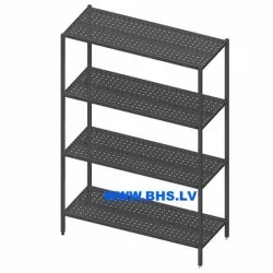 Étagère perforée 400 Novameta BHS-STP4-120/40/180