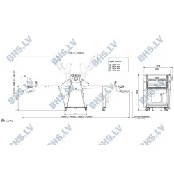 Laminoir à pâte ROLLMATIC R65/12I