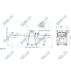 Laminoir à pâte ROLLMATIC R65T/14