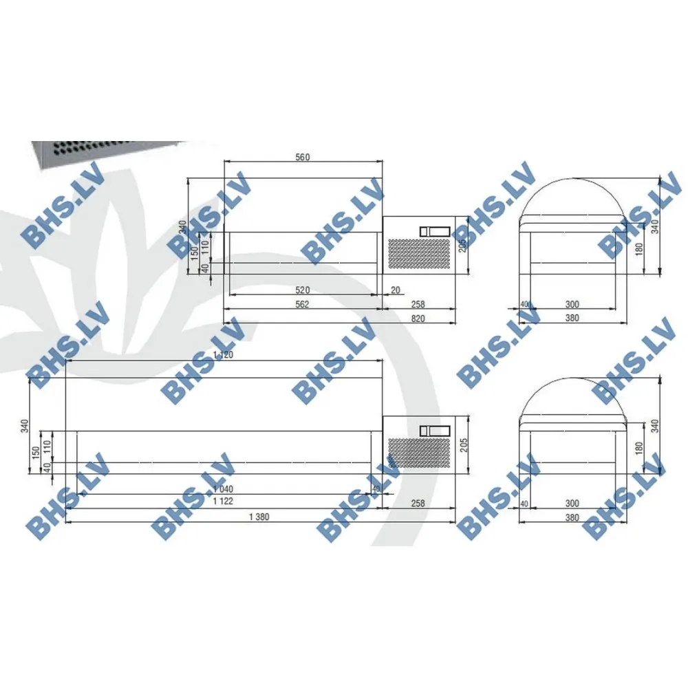 Bain-marie réfrigéré UNIS COOL 1020110