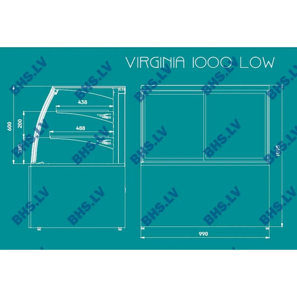 Vitrine pâtissière UNIS COOL 1230210