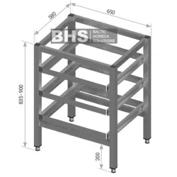 Cadre pour plan de travail Novameta Z-BFD-65/58/87