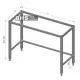 Cadre pour table de travail 600 Novameta Z-D00-PRV-40/60/87