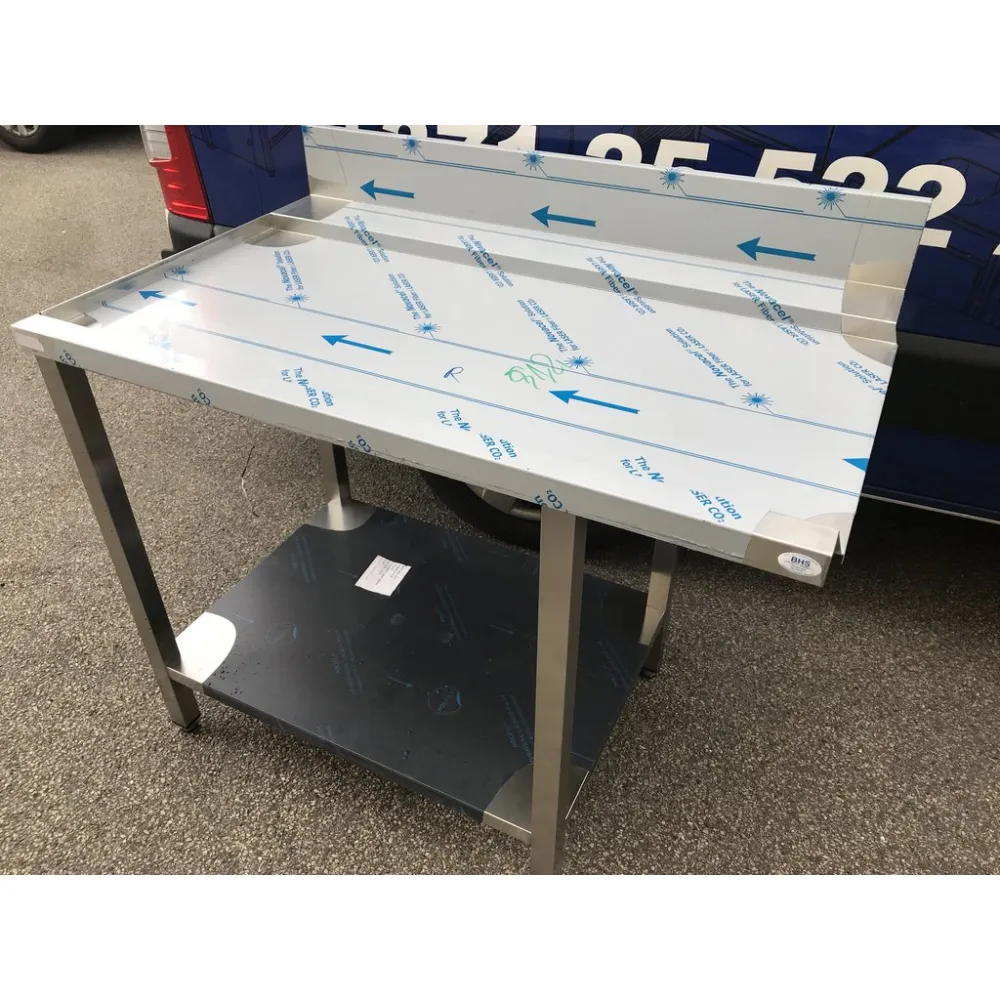 Table de sortie de lavage avec étagère Novameta PPG110