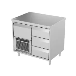 Table réfrigérée avec mécanisme élévateur Novameta FPR-E121-114/70/90