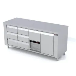 Table réfrigérée avec mécanisme élévateur Novameta FPR-E345-192/70/90