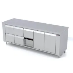 Table réfrigérée avec mécanisme élévateur Novameta BHS-FPR-E437-233/70/90
