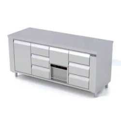 Table réfrigérée avec mécanisme élévateur Novameta FPR-E439-233/70/90