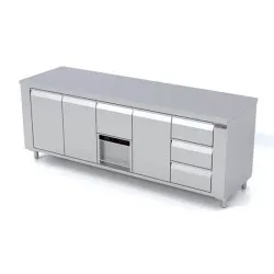 Table réfrigérée avec mécanisme élévateur Novameta FPR-E444-233/70/90