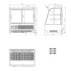 Petite vitrine de comptoir Stalgast 852104