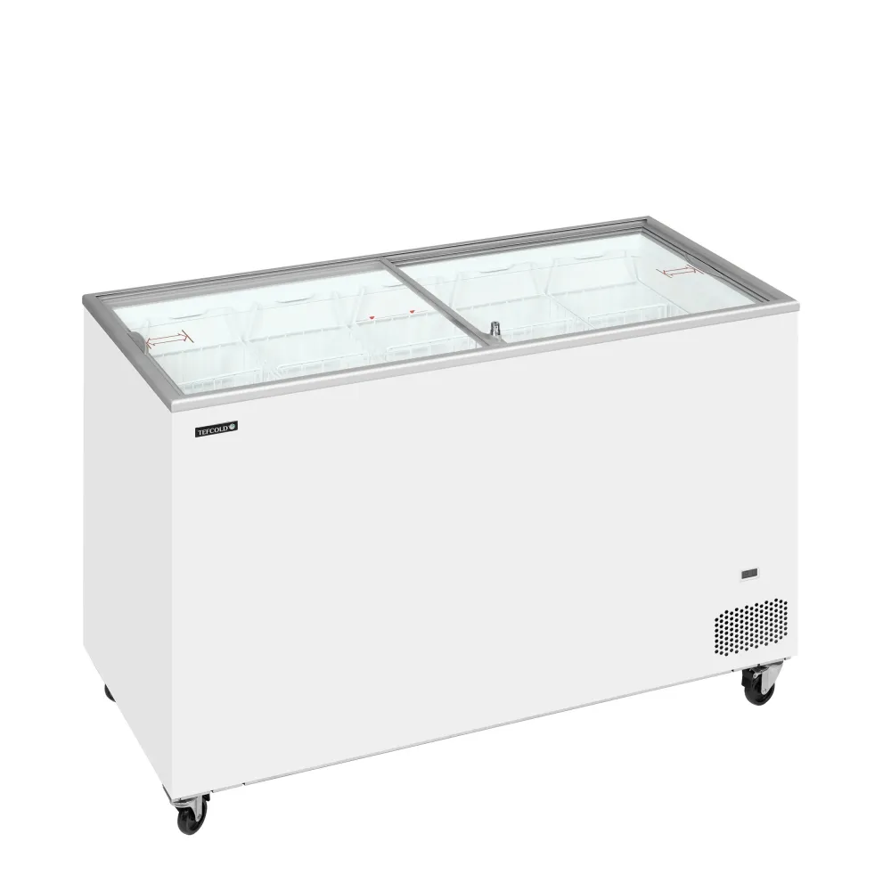 Congélateur coffre vitrine TEFCOLD IC402SC