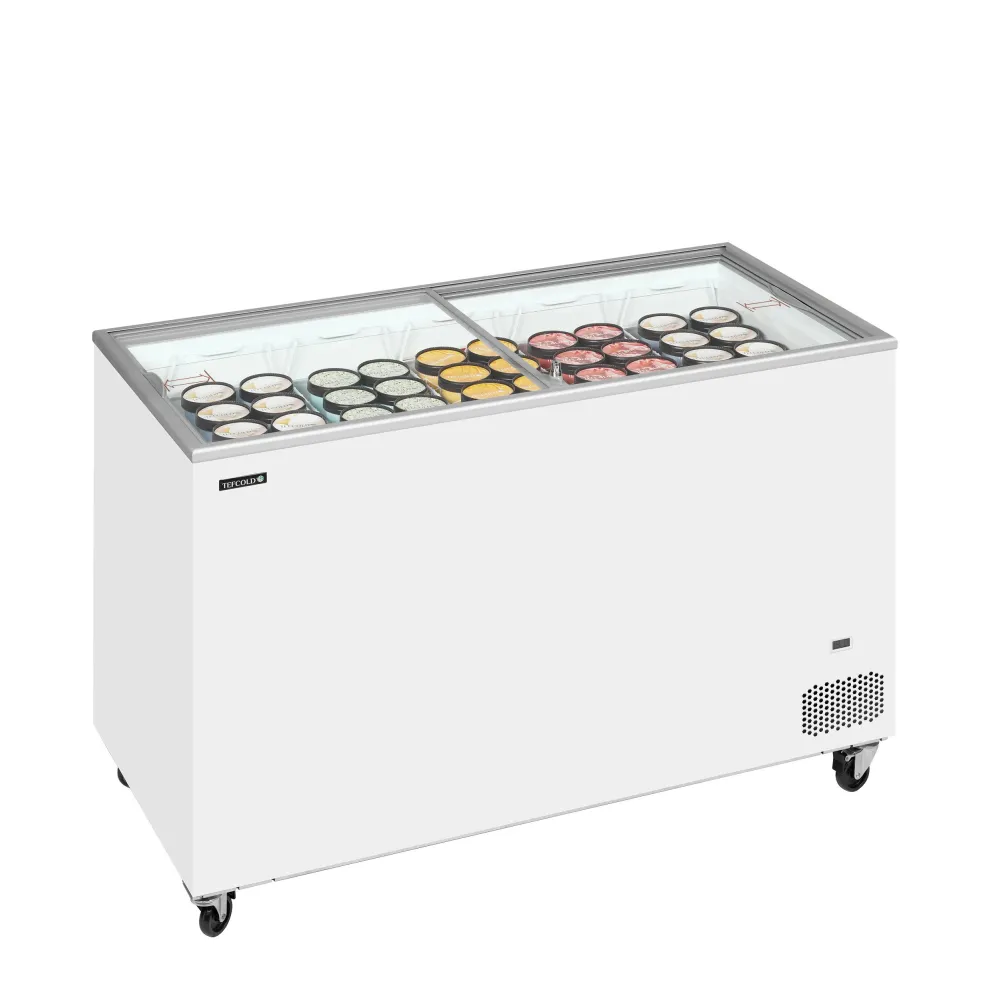 Congélateur coffre vitrine TEFCOLD IC402SC