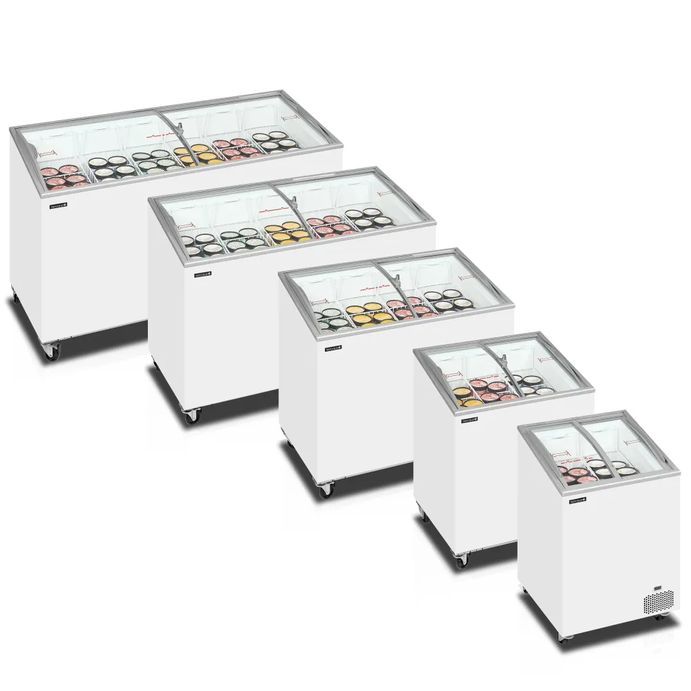Congélateur coffre à glaces TEFCOLD IC202SCEB