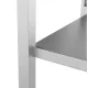 Évier pour marmites avec étagère Novameta DV1-PLA-120/60/90