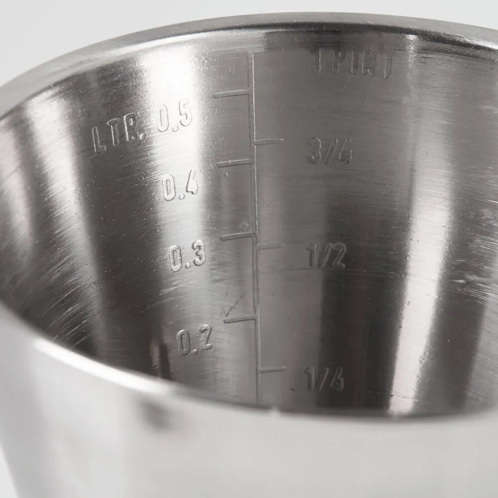Verre doseur en métal Stalgast 506052