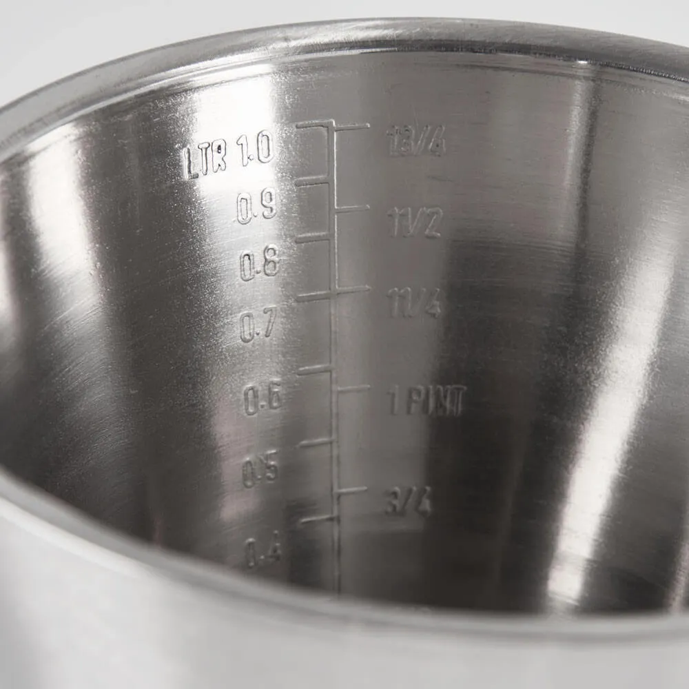 Verre doseur en métal Stalgast 506102