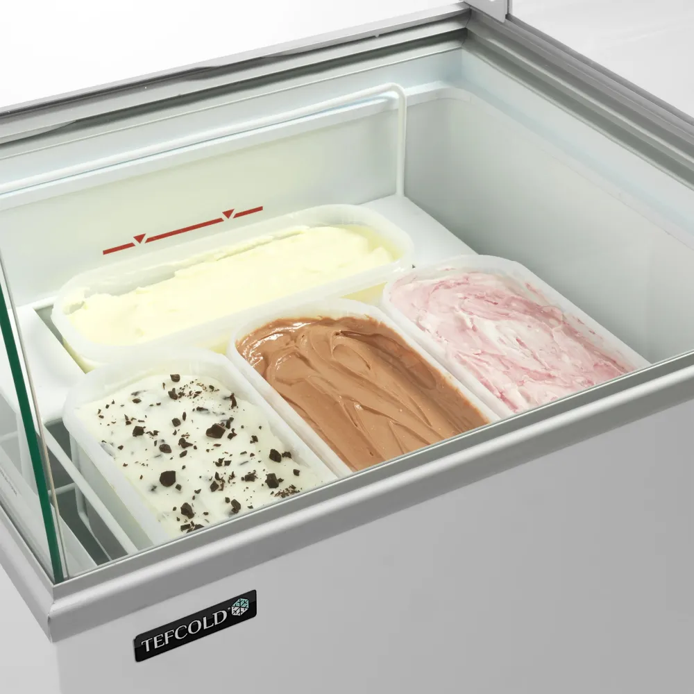 Vitrine à glaces TEFCOLD IC202SC-SO