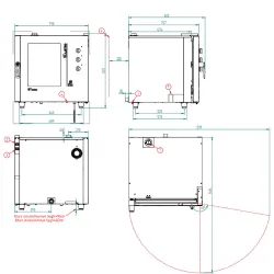 Four électrique à convection FM industrial STG 71 M